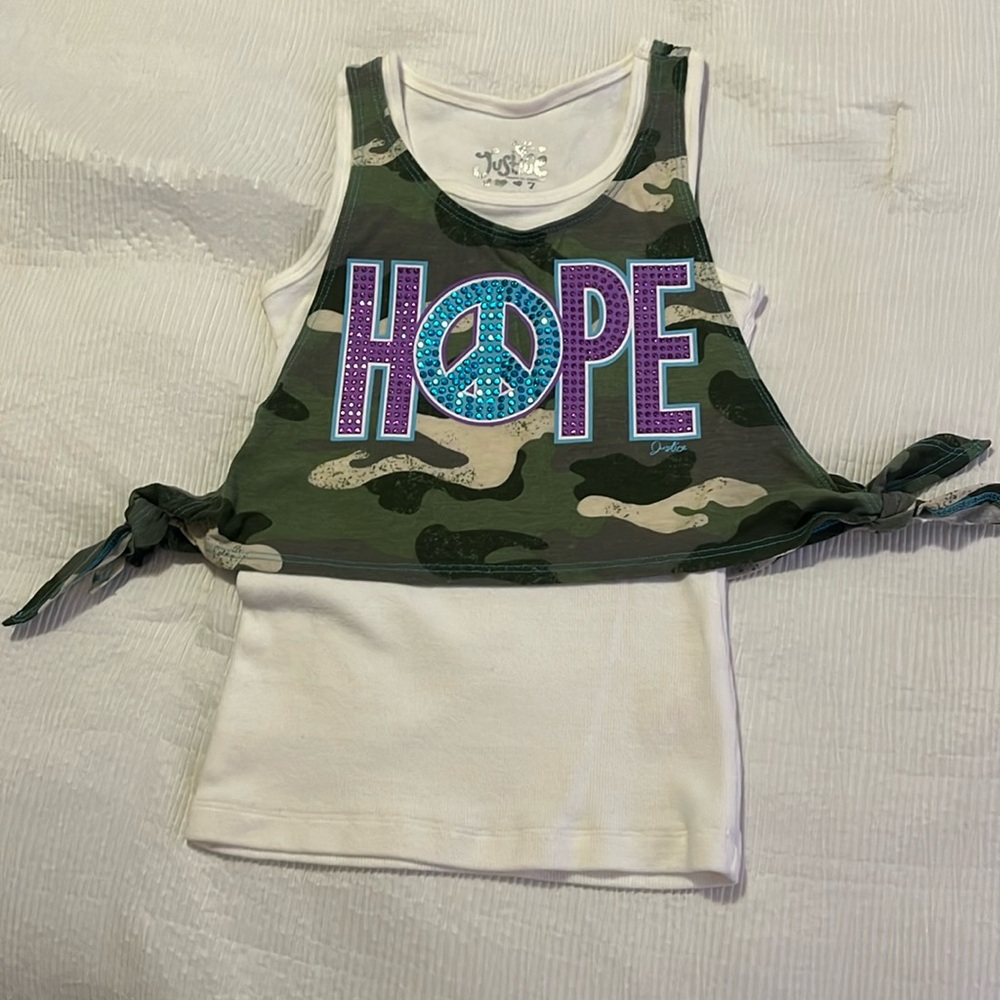 Justice top size 7